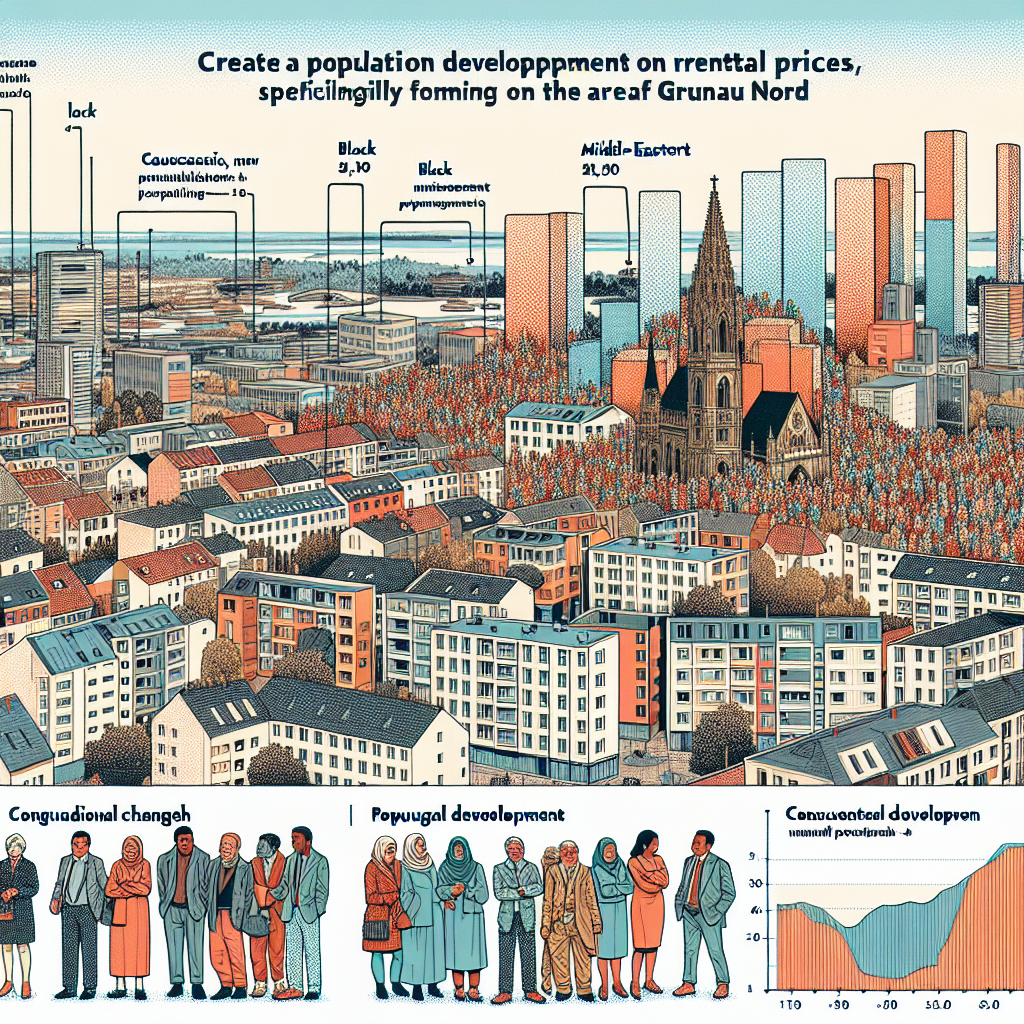 Einfluss der Bevölkerungsentwicklung auf Mietpreise in Leipzig Grünau Nord